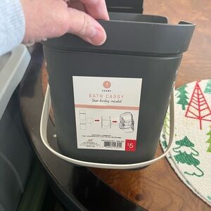 Target Gray Bath Caddy with Handle